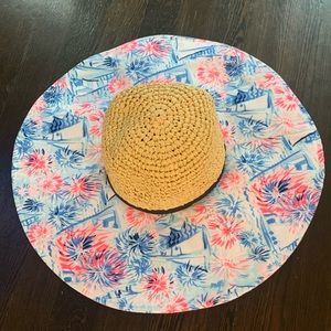 NWT Lilly Pulitzer sun hat straw